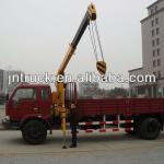 5ton 3 knuckle arm straight crane truck folding boom crane