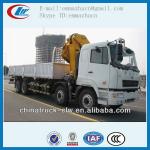 Famous brand CAMC 8x4 crane truck for sales CLW5310JSQH3