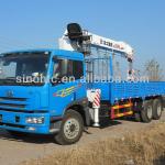 FAW 10-16 tons crane truck
