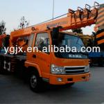 YGQY10H 2013 HOT hydraulic telescopic boom mobile truck crane with Max lifting height 26m and rated lifting capacity 10Ton