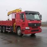 Famous brand howo truck mounted crane for hot sales