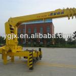 Straight Arm YGQYS12T telescopic crane over dongfeng truck 12tons with Max working range 12.5m