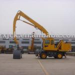 QLYS10DZ Dual-power Hydraulic Wheeled Folded Boom Grabbing Crane