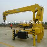 YGQYS5T Dongfeng chassis Three sections Pentagon telescopic boom 5ton truck mounted crane