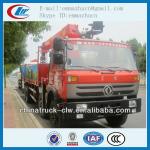 Famous brand Dongfeng 6x4 SANY truck mounte crane 10tons