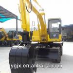 All imported hydraulic system Wheel excavator WYL135*4-8