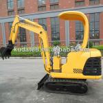 1.5t mini digger KD15 with rubber track