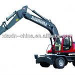 19Ton wheel excavator equipped with imported Engine,hydraulic pump,valve,swivel pump