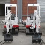1.5 ton rubber or steel ceawler digger/small hydraulic operation mini crawler excavator
