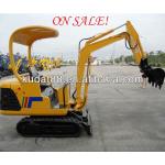 Mini digger KD15 with rubber track