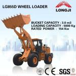 LONKING Wheel loader LG855D new loader (3.0m3, 5ton payload)