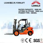 Diesel Forklift price LG30DT mini forklift(Rated Capacity:3T,Mast Height:3000mm)