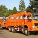 HOWO 10 wheel garbage truck for sale-