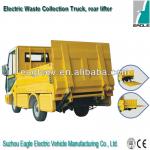 Electric garbage barrel collection truck, CE approved