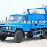 Swing arm container garbage truck
