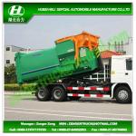 12 m3 Compression Refuse Station with 6x4 Hook lifter truck
