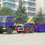 10 Wheels Dongfeng Hook Lift Truck 6*4 Arm Roll Container Refuse Truck