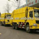 266hp howo 10m3 garbage truck hot sale