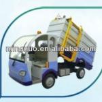 Four Wheel Electric Dumping Litter Truck Factory / Garbage Carrier