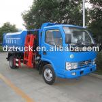 HOT SALE Dongfeng Duo Li Ka 4*2 hydraulic lifter garbage truck
