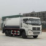 Dongfeng 6x4 hydraulic lifter garbage truck
