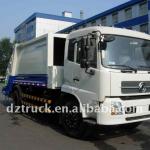 Dongfeng single axle garbage compactor truck