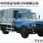 Dongfeng long head compactor garbage truck