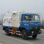 10 m3 Dongfeng 145 side load waste compactor truck