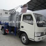 ON SALE Dongfeng Fu Rui Ka 4*2 hydraulic lifter garbage can cleaning truck