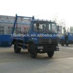 10cbm 145 Dongfeng swing arm garbage truck
