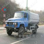8 m3 Dongfeng 140 side load garbage truck