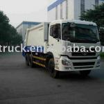 Dongfeng Tianlong rear double axles compression garbage truck