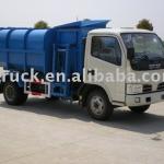 Dongfeng 5000L self-loading garbage truck on sale