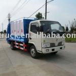 Small compression garbage truck on sale