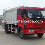 waste truck,compression garbage truck,jiefang 4*2 garbage truck
