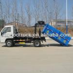 3000L-5000L Dongfeng 4x2 mini hook lift truck / rear lift truck