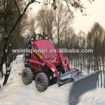 new mini multifunctional Turning 30 angle snow pusher machine-