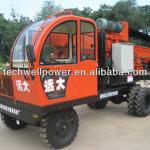 Hydraulic Truck Mounted Pile Driver for WIND FARM, SOLAR YARD, FARM Piling Work