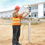 Ground screw drilling for electric-driver machine