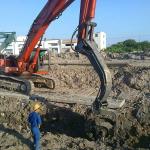 High Frequency Hydraulic Vibro Hammer--RP300 ( 24~30 tons Excavator)