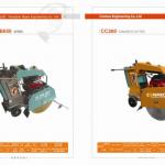 Floor Saw Concrete Cutter with Electric Start 16.5kw/22.1hp Honda GX690 Engine(CE)