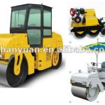 2.5tons small double drum tandem vibratory roller