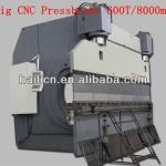 WC67K 500t/8000 Hydraulic CNC Big Sheet Bending Machine, the Biggest Single Press Brake