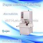 Electric paper drilling machine, automatic paper drilling and binding machine, one touch drilling machine