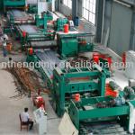 CNC thick plate uncoil cut to length and slitting line