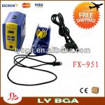 Lead free soldering station with soldering iron and different tips,HAKKO FX-951 soldering station /digital display