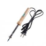 SJ-121 soldering iron with wooden handle and 2 pin plug