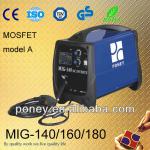 cheap price steel material inverter DC portable mig co2 gas welding machine plastic welding machinery with full accessories