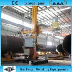 stable motorized conventional seam welding column and boom-