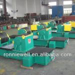 Manual lead screw adjustable welding roller bed